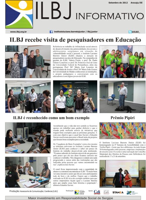 ILBJ Informativo – Setembro 2012