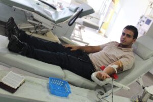 Jovens do ILBJ promovem doação de sangue